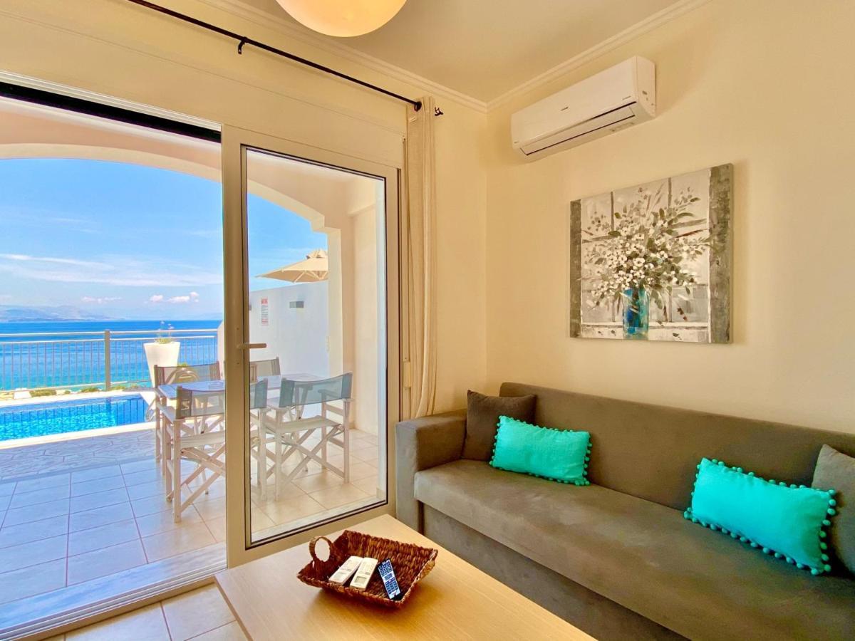 Luxury Villa Akti Barbati 2 With Private Pool By Dadovillas Pyrgi  Exterior foto