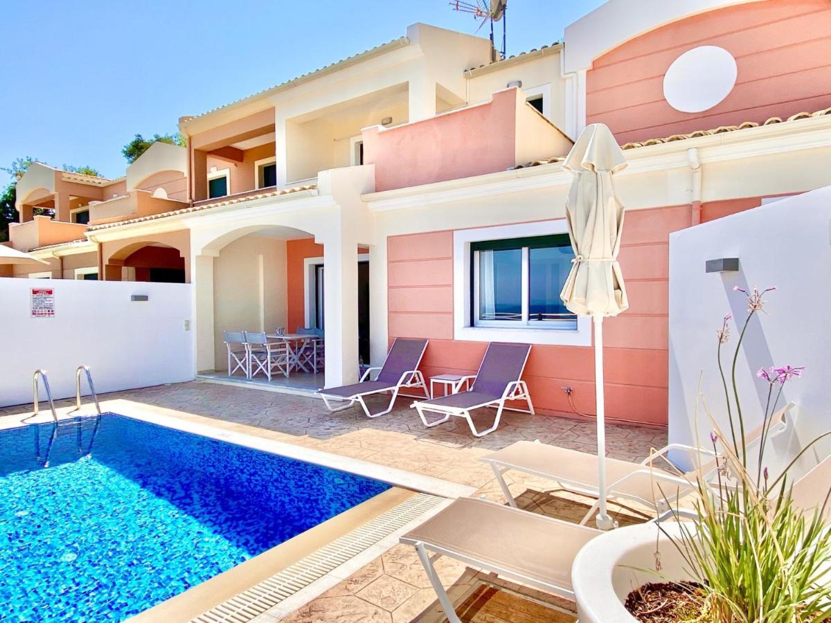 Luxury Villa Akti Barbati 2 With Private Pool By Dadovillas Pyrgi  Exterior foto