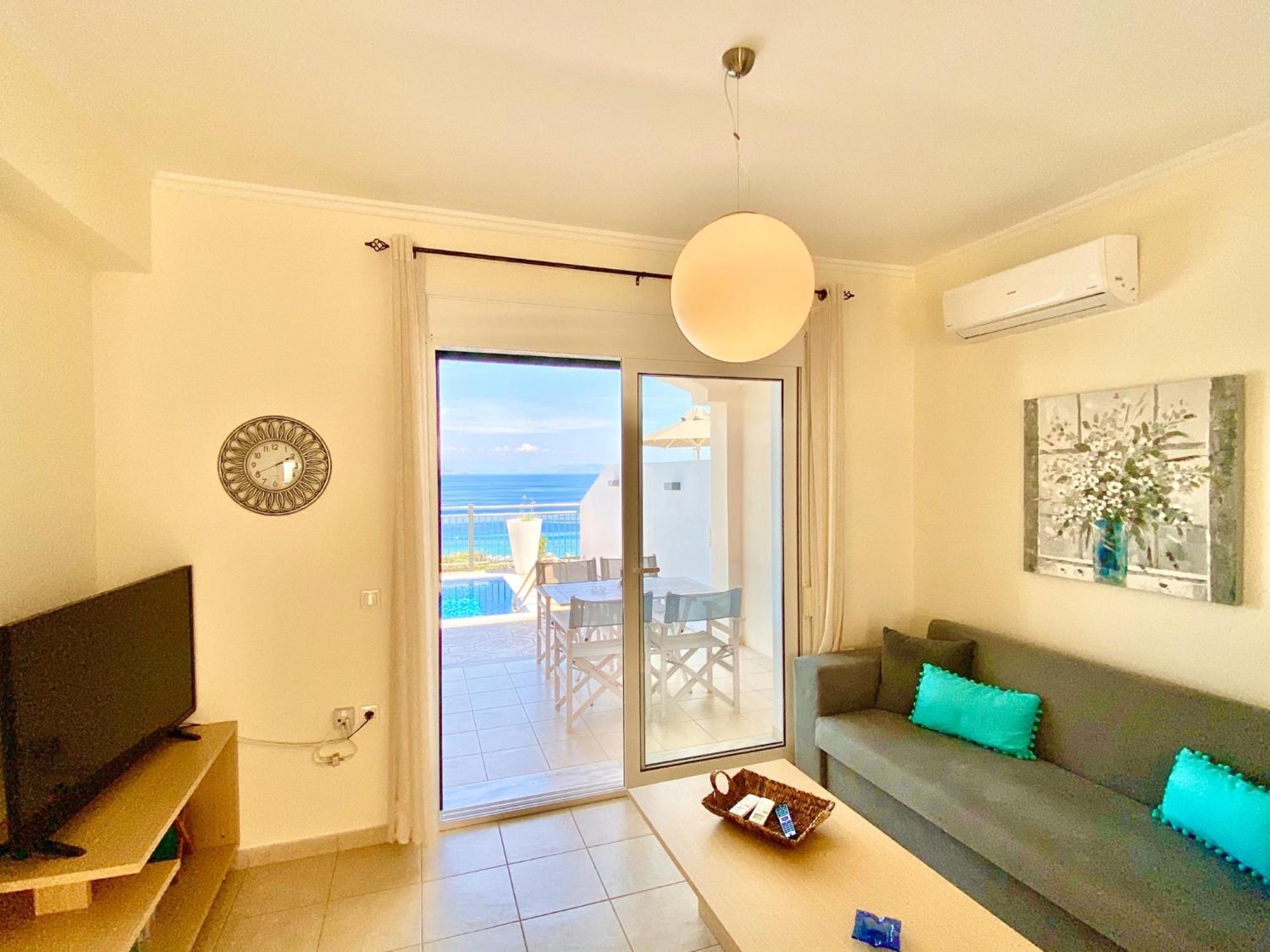Luxury Villa Akti Barbati 2 With Private Pool By Dadovillas Pyrgi  Exterior foto
